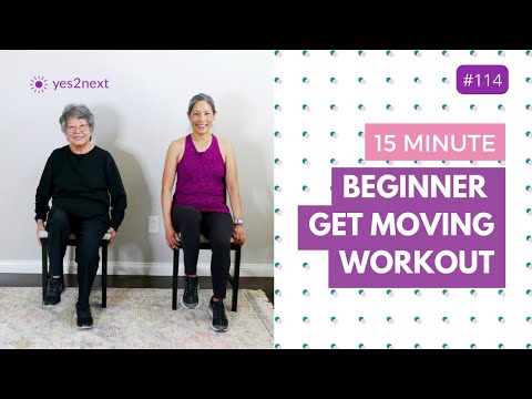 Beginner Get Moving Workout in a Chair | No Jumping