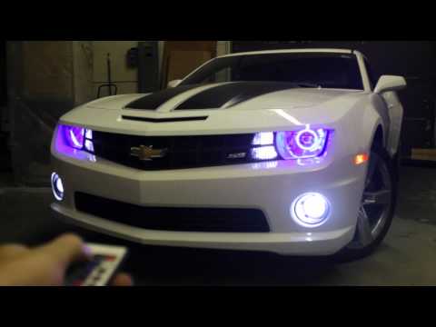 Camaro Custom Lighting (Multicolor Angel Eye Halos, Switchback LEDs, LED Fogs)