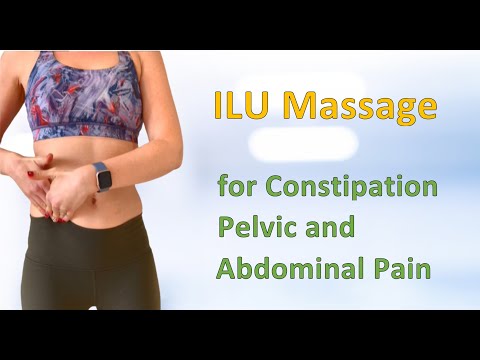 ILU "I Love U" self massage treatment for pelvic abdominal pain & constipation
