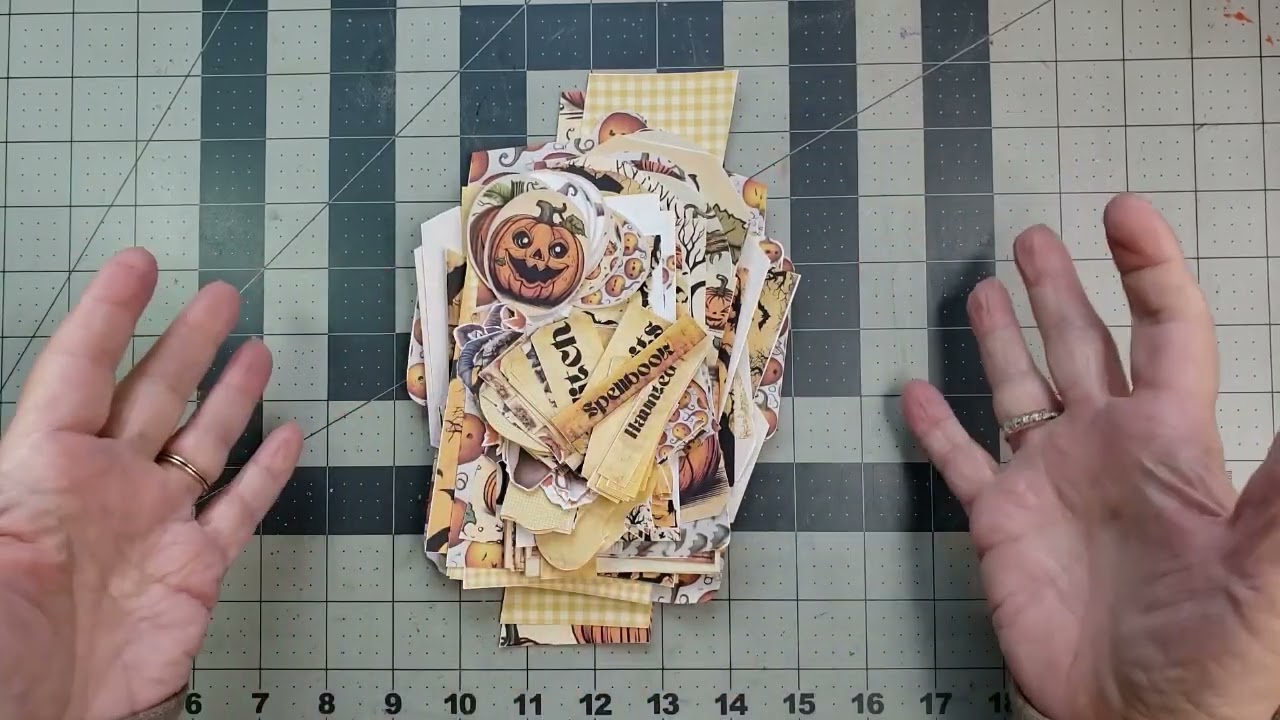 #satmornmakes Halloween Ephemera w/Whimsical Vintage Halloween Kit