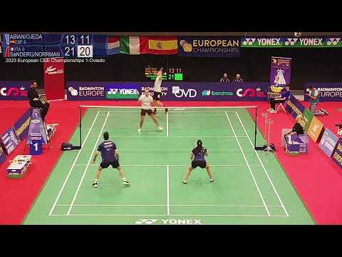 Match Point - Abian / Ojeda vs Søndergaard / Norrman - XD, Final - ECC 2023
