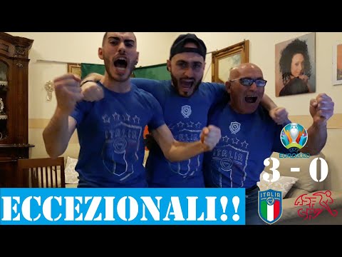 Italia - Svizzera 3-0 | 16-06-2021 | Euro 2020 | (Casa Cuomo) |
