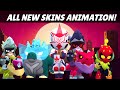 All New Upcoming Skin Animations In Brawl Stars! #mutations