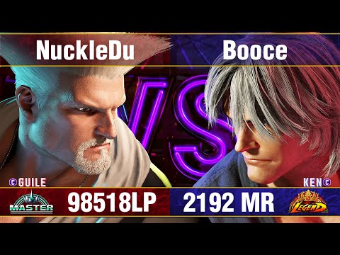 【スト6】ナックルドゥ vs Booce (ガイル vs ケン) SF6 NuckleDu vs Booce (Guile vs Ken)