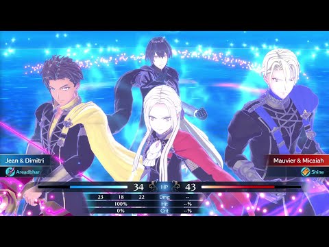 Fire Emblem Engage House Unite+ (Byleth, Dimitri, Edelgard and Claude Secret special attack)