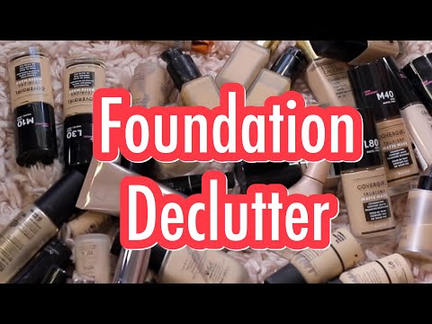 FOUNDATION DECLUTTER | CONFESSIONS OF A MAKEUP HOARDER