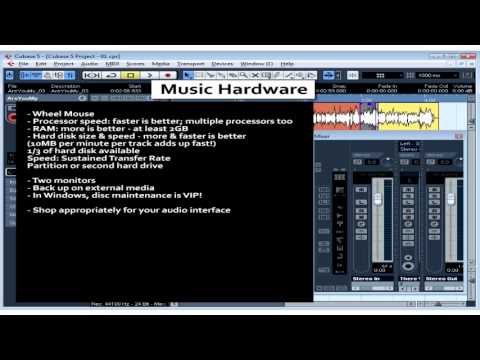 Cubase 5 Tutorial - Lesson 07: Music Hardware