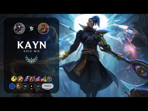Kayn Mid vs Viktor - EUW Challenger Patch 12.22