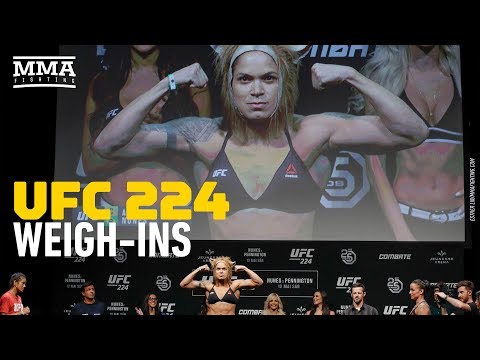 UFC 224 Ceremonial Weigh-In Highlights - MMA Fighting