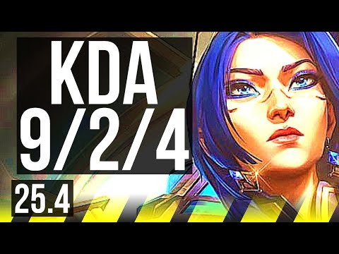CAITLYN & Elise vs VAYNE & Lux (ADC) | Legendary, 9/2/4 | KR Master | 25.4