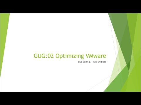Goon User Group: VMware Administration and Optimization Part 1 of 2
