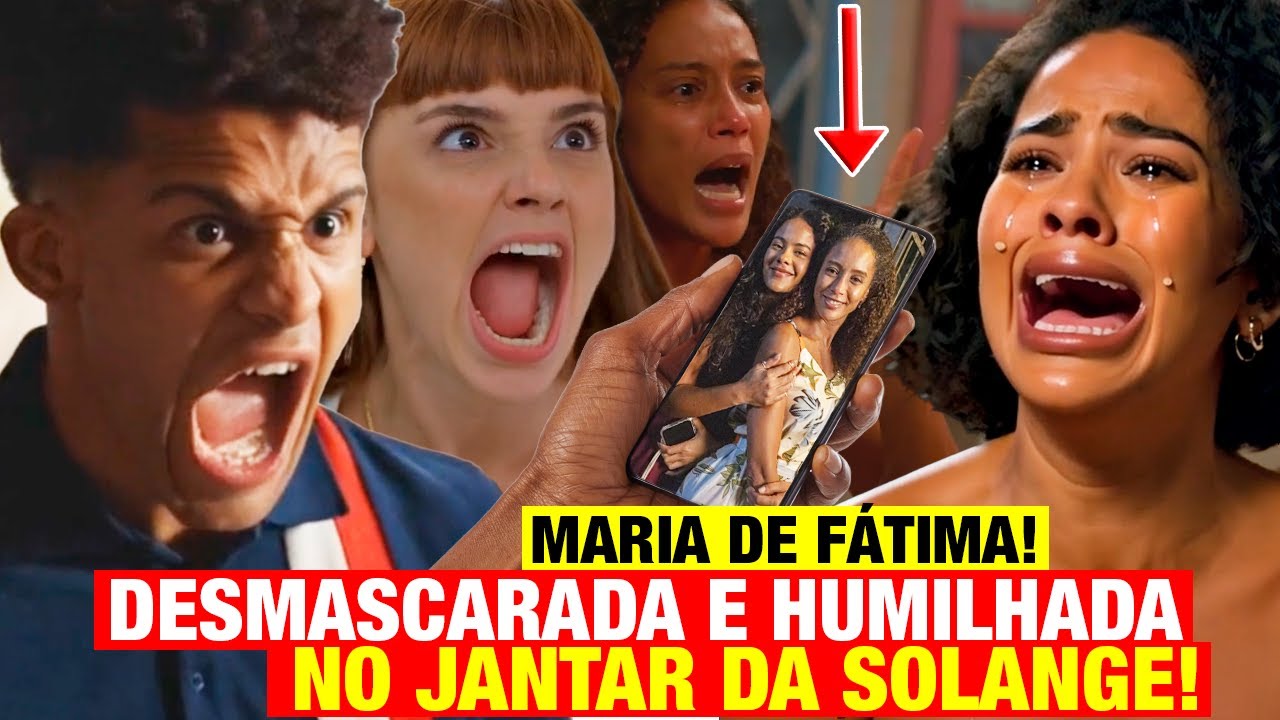 VALE TUDO  - Sardinha DESMASCARA Maria de Fátima no JANTAR de Solange! Resumo do Capitulo!