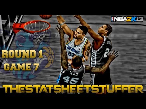 NBA 2K13 My Career - Episode 28 - Bittersweet Taste of Elimination | Playoffs VS. Spurs RD 1 GM 7