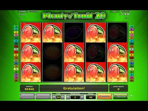 Plenty of Fruit 20 kostenlos spielen - Novoline / Novomatic