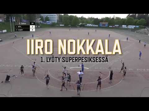 Iiro Nokkalan haitarinäpäyksellä uran ensimmäinen lyöty juoksu