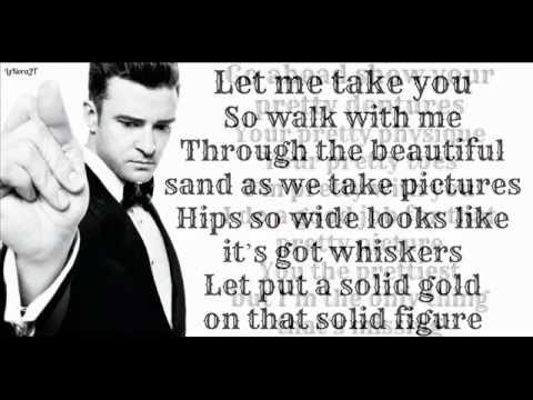 Justin Timberlake - Dress On ft. Timbaland ( Lyrics On Screen ) 2013 ( The 20 / 20 Experience )