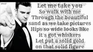 Justin Timberlake - Dress On ft. Timbaland ( Lyrics On Screen ) 2013 ( The 20 / 20 Experience )