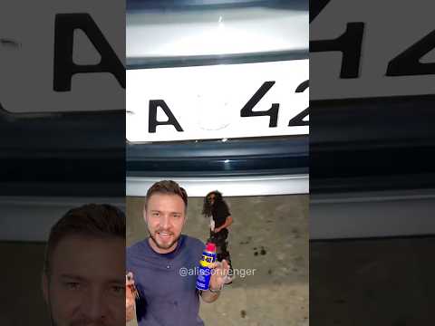 WD-40 NA PLACA TE DEIXA IMUNE A MULTAS ? 🚨🚓 Teste completo !!