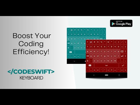 CodeSwift Keyboard for Coding