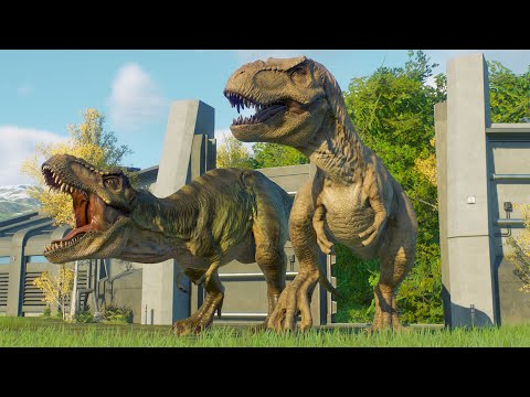 RELEASE ALL 110 TERRESTRIAL AND MARINE DINOSAURS IN BIOSYN SANCTUARY - JWE2