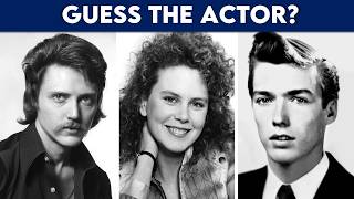 ICONIC ACTORS & ACTRESSES In Their Youth | Can You Identify Them?