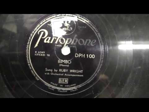 Ruby Wright: Bimbo. (1954).