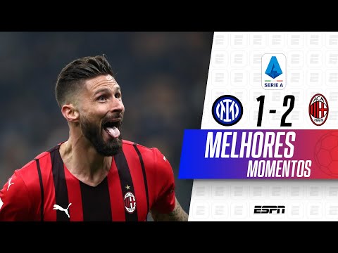 GIROU FAZ 2, MILAN CONSEGUE VIRADA RELÂMPAGO E VENCE A INTER NO CLÁSSICO | MELHORES MOMENTOS