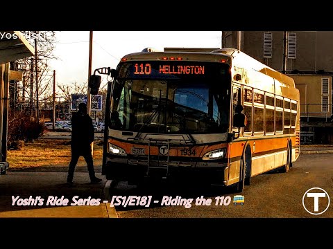The Fastest Alternative | Yoshi's Ride Series {S1-E18} - Riding the 110 🚌 - {MBTA}