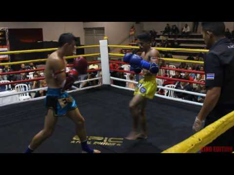 5º Epic Muaythai Brasil - Emerson Muller (Raja Thai) x Eric Silva (Baixada Fúria Team) 55Kg.