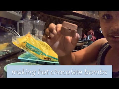 making hot chocolate bombs
