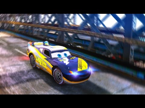 GTA IV Disney Pixar Cars Lightning McQueen Black Gold Crash Testing HD