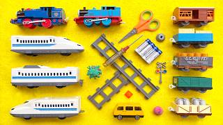 Download lagu Unboxing and Assembling 3 Toy Trains: Whoosh, Thomas, and Classic Trains - Tomy Plarail mp3