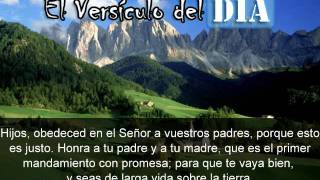 Miniatura del video: El versiculo del dia .com - Efesios 6 v1-3