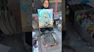 She asked him to spray paint this.#スプレーアートエデン#スプレーアート