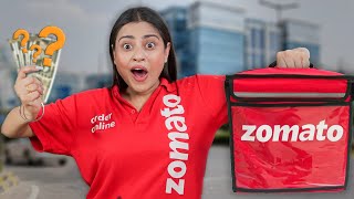 Working 24 HOURS as a ZOMATO RIDER !