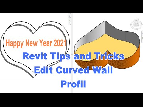 Revit Productivity Tips and Tricks -  Edit Curved Wall Profil