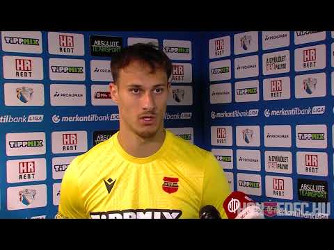 HR-Rent Kozármisleny - Budapest Honvéd FC 2-1, Kántor Kevin sajtótájékoztatója