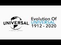 Evolution Of Universal Pictures 1912 - 2020