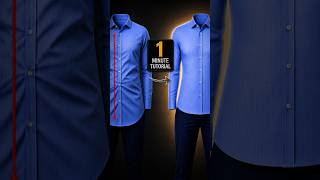 How To Shorten A Dress Shirt (Keep The Curved Hem!)