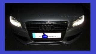 preview picture of video 'Audi A4 B8 (Typ 8K) Tagfahrlicht LED-Licht ausschalten einschalten Bj. 2007-2011'