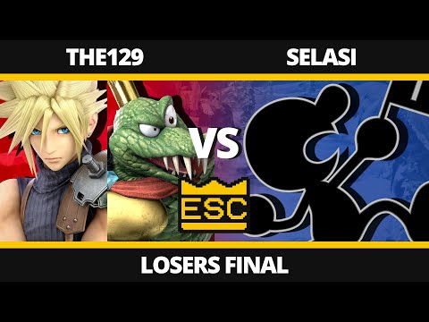 ESC 01 Smash Ultimate Losers Final - The129 (Cloud, King K. Rool) Vs. Selasi (Mr. Game & Watch)