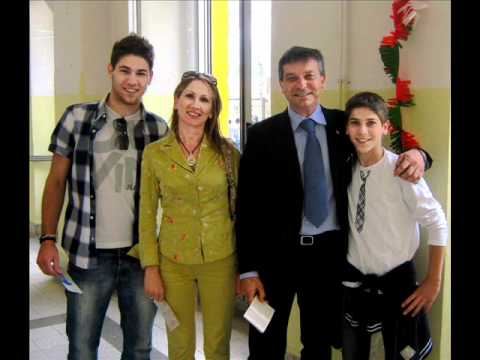 Ceprano, elezioni comunali 2011 - Paolo Castaldi va a votare con la famiglia Insieme per Ceprano