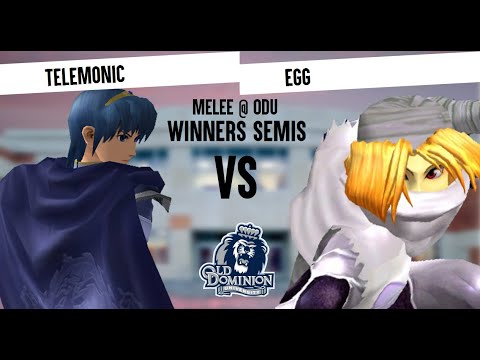 Melee @ ODU S2E1: Winners Semis: Telemonic (Marth) vs Egg (Sheik)