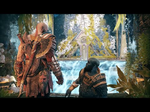 God of War 4 - Brok's Reaction To Blades of Chaos & Mimir Roasts Brok (GoW 4 2018)