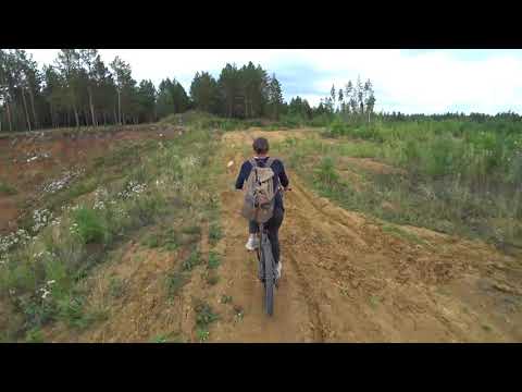 Cycling around Taishet in Siberia