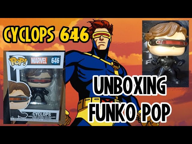 Vídeo relacionado con FunKo Pop, Marvel X-Men Cyclops, desenmascarado, Limitado, Figura de Cabeza de Vinilo Bobble, 024823 89