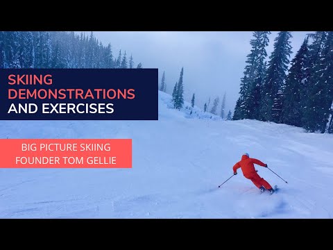 Skiing demonstrations and exercises from Tom Gellie