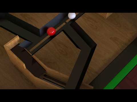 How does the cue (white) ball return to me in the pool table game?!! -Solution 1-