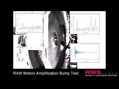 Resonance Bump Testing using Motion Amplification