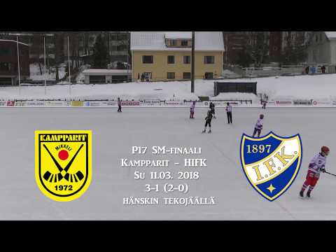 P17 SM-loppuottelu Kampparit - HIFK 11.03.2018 Hänninkentällä